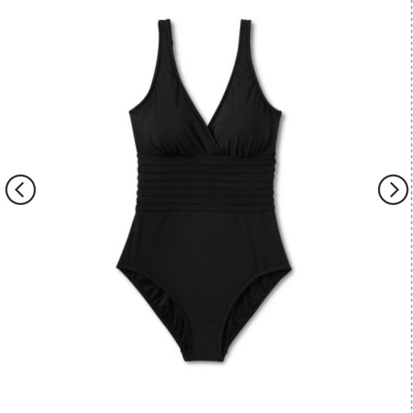 Aqua Green Swim Nwt Aqua Green Upf 5 Black One Piece Swimsuit Size